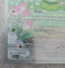 Pokemon Petilil Full Art Holo Basic Plant Card SV 091/086 English 2023 - Image 5