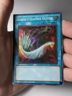 Yugioh Harpie's Feather Duster EGS1-EN022 Super Rare 1st Edition - NM - Image 1