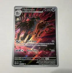 Mightyena 243/217 Ascended Heroes Illustration Rare Full Art Holo Eng - Image 1
