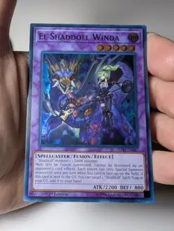 Yugioh! El Shaddoll Winda -1st edition SDSH-EN047 - Super Rare - LP - Image 1