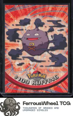 Koffing 109 - 2000 Topps Pokemon TV Animation Edition Series 2 - (NM) - Image 1