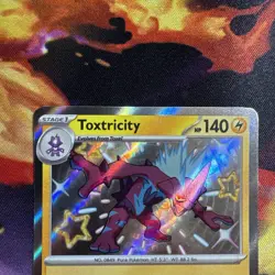 Toxtricity 141/091 Shiny Rare Paldean Fates Pokemon Near Mint - Image 2