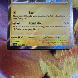 Toxtricity 141/091 Shiny Rare Paldean Fates Pokemon Near Mint - Image 3