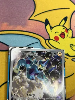 Pokemon TCG Thundurus 209 Black Bolt ETB Promo Scarlet & Violet Sealed Near Mint - Image 2