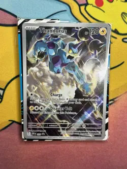 Pokemon TCG Thundurus 209 Black Bolt ETB Promo Scarlet & Violet Sealed Near Mint - Image 5