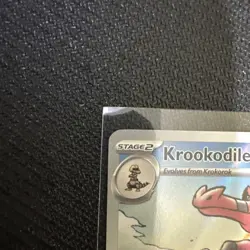 Pokemon TCG Krookodile Illustration Rare Full Art Holo 170 HP 116/091 - Image 3