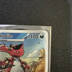 Pokemon TCG Krookodile Illustration Rare Full Art Holo 170 HP 116/091 - Image 4