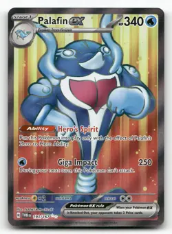 Palafin ex 193/167 Twilight Masquerade Pokemon Holo NM Ultra Rare - Image 1
