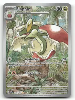 Flapple 210/191 Surging Sparks Pokemon Holo NM Illustration Rare - Image 1