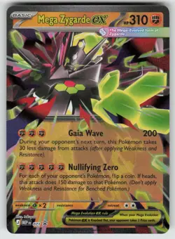 Mega Zygarde ex 071 Holo Promo ME: Mega Evolution Promo Pokemon NM - Image 1