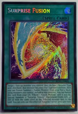 Yugioh Surprise Fusion BLGG-EN041 Secret Rare 1st Edition - Image 1