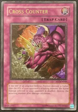 Yugioh Cross Counter Unlimited Edition Ultimate Rare FET-EN04 LP - Image 1