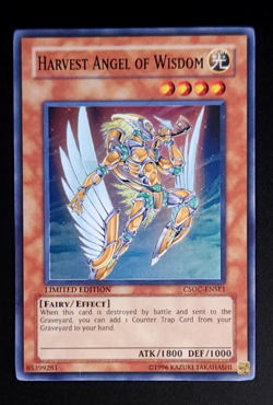 Yugioh! MP Harvest Angel of Wisdom - STON-EN063 - Secret Rare - Unlimited Editio - Image 1