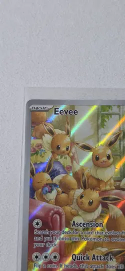 Eevee Scarlet & Violet Twilight Masquerade Holo Illustration Card 188/167 - Image 2