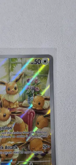 Eevee Scarlet & Violet Twilight Masquerade Holo Illustration Card 188/167 - Image 3