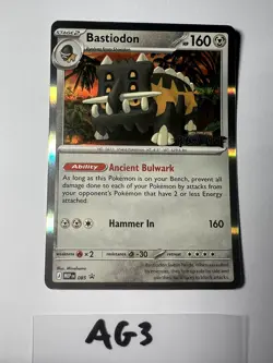 Bastiodon (Pitch Black Stamped) ME: Mega Evolution Promo Holo Kinu Nishimura - Image 1