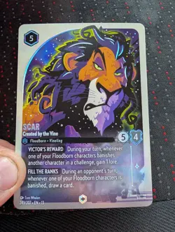 Disney Lorcana Scar - Created by the Vine Enchanted (Attack of the vine) 243/207 - Image 1