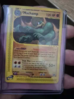 Pokemon TCG Machamp Expedition Base Set 51/165 Regular Rare - Image 1