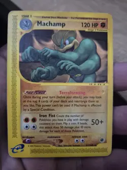 Pokemon TCG Machamp Expedition Base Set 51/165 Regular Rare - Image 2