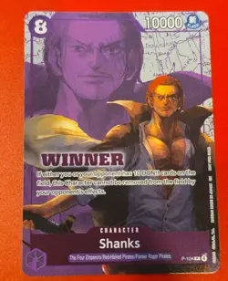 Shanks (Winner Pack 2026 Vol.2) One Piece TCG English Promotion Card Foil NM - Image 1