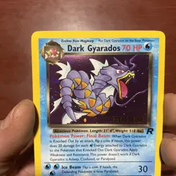 Pokemon Card Dark Gyarados Prerelease Promo 8/82 Team Rocket Holo c604 - Image 3