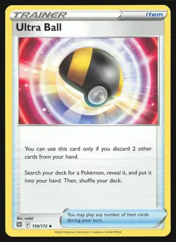 SWSH09: Brilliant Stars Ultra Ball #150/172 Uncommon Pokemon Card - Image 1