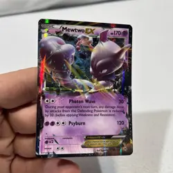 Pokemon Mewtwo EX TCG Ultra Rare Holo Card 62/162 XY Breakthrough - Image 1