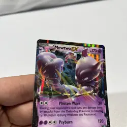 Pokemon Mewtwo EX TCG Ultra Rare Holo Card 62/162 XY Breakthrough - Image 2