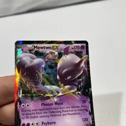 Pokemon Mewtwo EX TCG Ultra Rare Holo Card 62/162 XY Breakthrough - Image 3