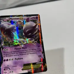 Pokemon Mewtwo EX TCG Ultra Rare Holo Card 62/162 XY Breakthrough - Image 4
