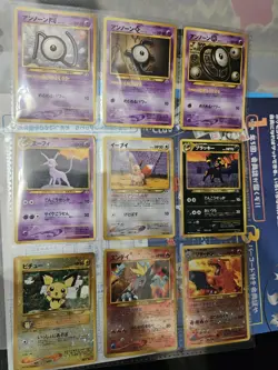 Pokemon Card Neo Premium File 2 Vintage Binder Set Japanese NM Set! - Image 4