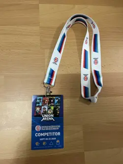 Union Arena TCG Bandai Card Games Fest 25-26 Competitor Badge - Image 1