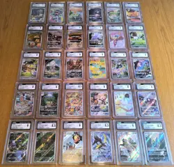 ✨HUGE Lot of 30 CGC Graded Pokemon Cards Japanese Art RARE Slab Collection! W@W✨ - Image 1
