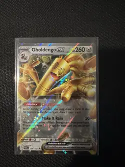 Gholdengo EX Pokemon TCG Paradox Rift Double Rare Holo Card NM 139/182 - Image 1