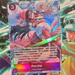 Porche SR Alt Art Foil English OP07-072 OP-07 One Piece Card Game - Image 1