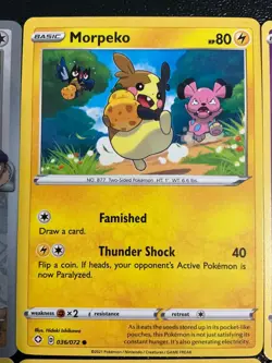 9 Morpeko & Friends pokemon cards 🔥🔥😍 collection Promo Holo Cute Adorable - Image 2
