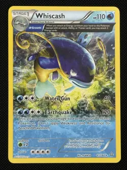 Whiscash (Alpha) 41/160 Rare XY - Primal Clash Pokemon Card - Image 1