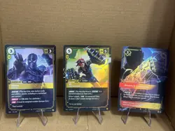 Riftbound 3 Card Lot: Vi Peacekeeper, Shen Kinkou, Hextech Gauntlets - Image 1