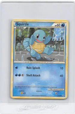 Squirtle 63/95 - Common - NON-HOLO - HGSS Unleashed - 2010 Pokemon CARD - MP - Image 1