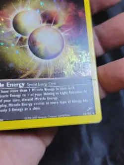 Holo Foil Miracle Energy # 16/105 Neo Destiny Set Pokemon Trading TCG Cards MP - Image 4
