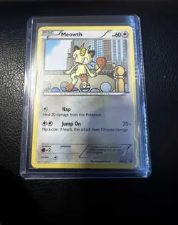Pokemon TCG Meowth BW35 Black & White Promos Holo Promo Card English 2012 - Image 1