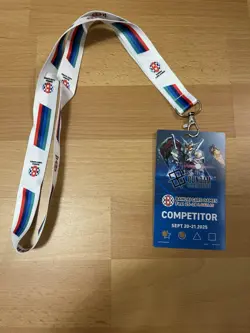Gundam TCG Bandai Card Games Fest 25-26 Competitor Badge - Image 1
