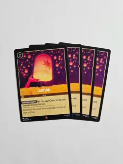 Lantern 32/204 Playset 4 cards - Fabled Lorcana - Image 1