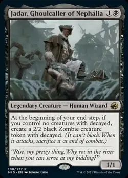 Jadar, Ghoulcaller of Nephalia -Foil Light Play MTG Innistrad: Midnight Hunt - Image 1