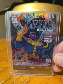 Thanos, The Mad Titan (Borderless) (0400) Marvel Super Heroes Foil - Image 1