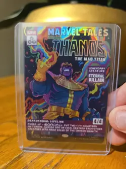 Thanos, The Mad Titan (Borderless) (0400) Marvel Super Heroes Foil - Image 2