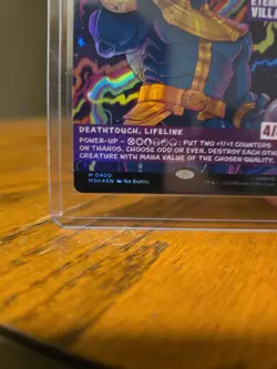Thanos, The Mad Titan (Borderless) (0400) Marvel Super Heroes Foil - Image 3