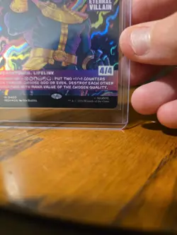 Thanos, The Mad Titan (Borderless) (0400) Marvel Super Heroes Foil - Image 4