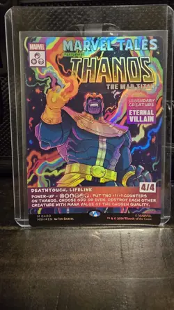 Thanos, The Mad Titan (Borderless) (0400) Marvel Super Heroes Foil - Image 5