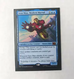 Wizards of the Coast MTG Iron Man, Modern Marvel 0830 Mythic Legendary English - Image 1